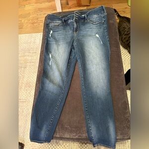 Torrid Dark Blue Skinny Jeans